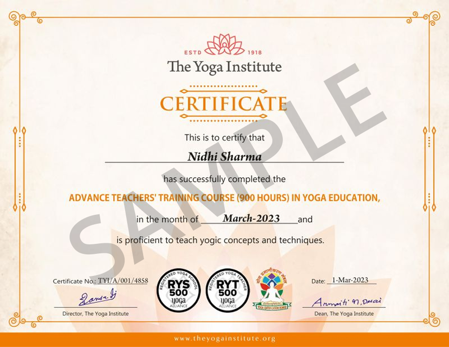 TTC Certificate