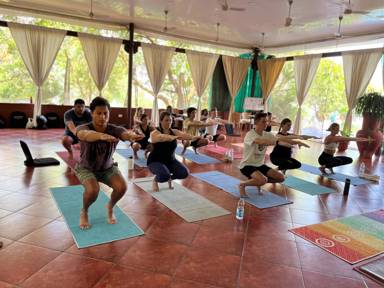 Yoga training at The Yoga Institute